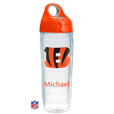 Cincinnati Bengals Personalized Water Bottle